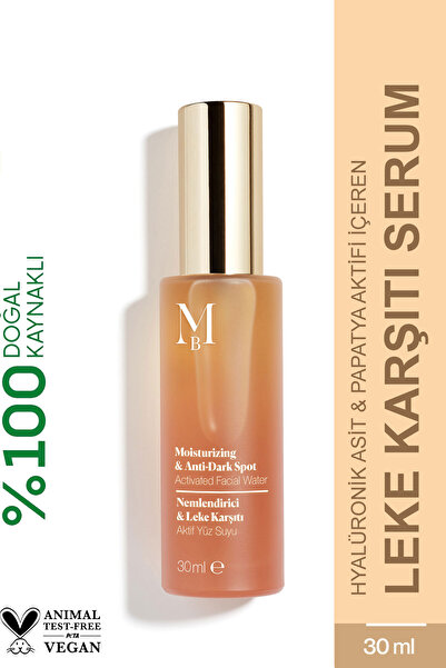 MİSBAHÇE Nemlendirici & Leke Karşıtı Aktif Yüz Suyu 30 mL