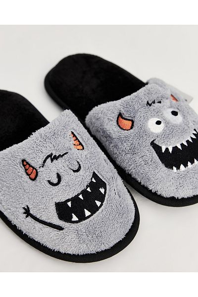 Chirpy Monstra - Children's Slippers with Monster Figures