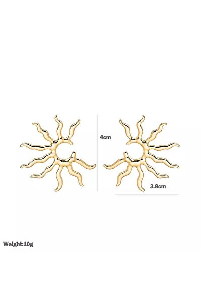 Pelin Aksesuar Yarım Güneş Küpe
