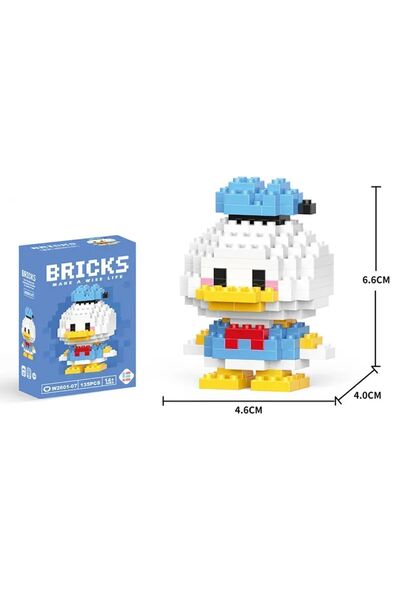 Genel Markalar Donald Ördek 3d Yapboz Puzzle Hediye
