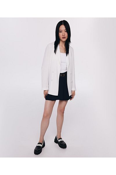 Twist Draped Slim Design Jacket