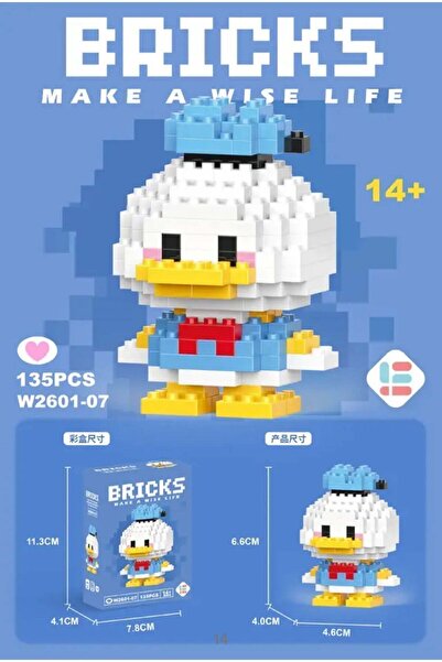 Genel Markalar Donald Ördek 3d Yapboz Puzzle Hediye