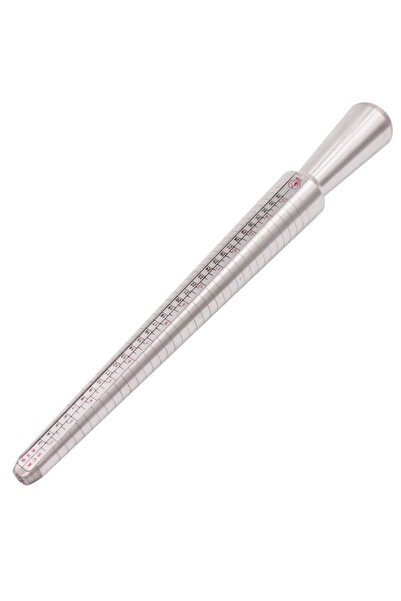 Cin 4 Ölçülü Aliminyum Metal Usa Hk Yüzük Ölçü Malafası Parmak Ölçer 209