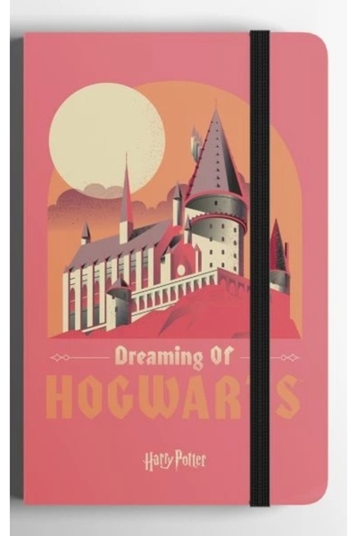 Genel Markalar Harry Potter Sert Kapak Mini Defter Hogwarts Pembe
