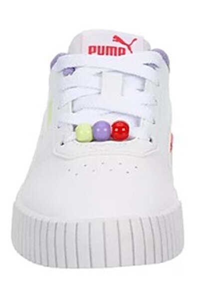 Puma Carina 2.0 Pearls Ps 398478-01 Sneaker Çocuk Spor Ayakkabı BEYAZ