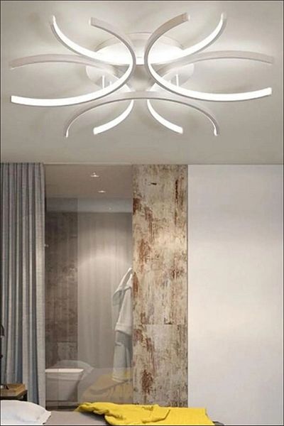 LEGACY Levora Modern Design - Living Room - Kitchen - Bedroom White Color White Light Led Chandelier
