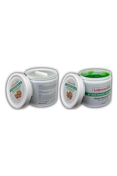 LokmanAVM Massage Gel Mint Oil Horse Chestnut Cream - 500ml x 2 Pieces