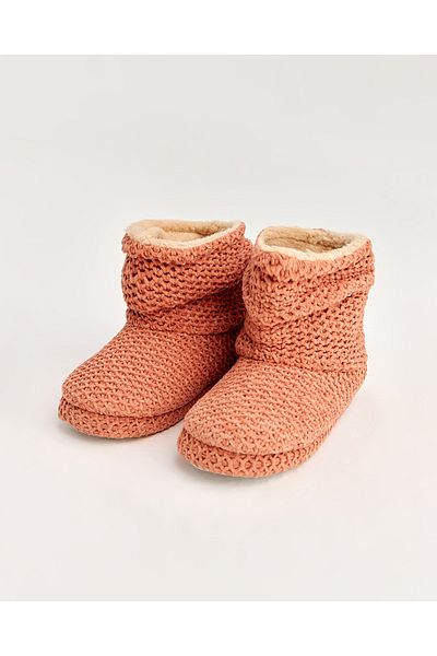 Chirpy Lily - Knitted Patterned Women's Slippers