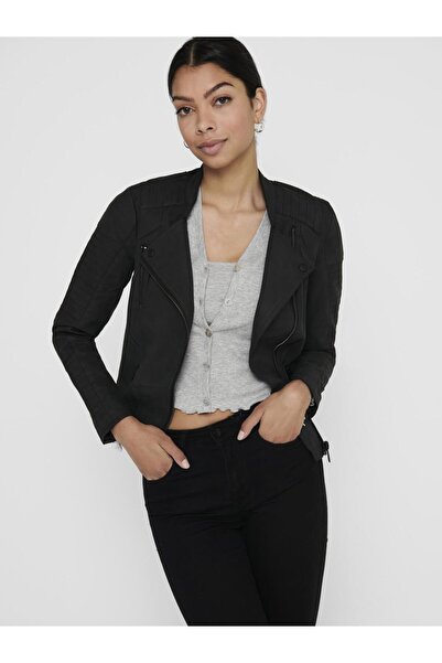 ONLY 15102997 Γυναικείο Παλτό Μαύρο