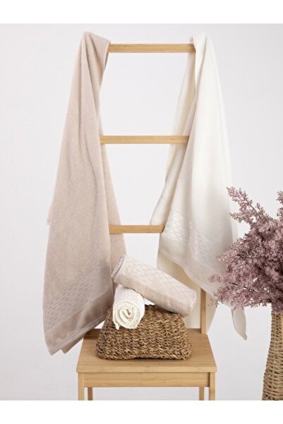 Özdilek Elissa Best Hammam Set Кремово-бежевий