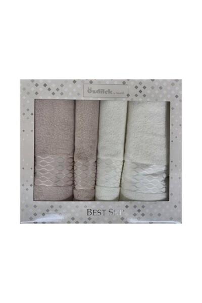 Özdilek Elissa Best Hammam Set Кремово-бежевий