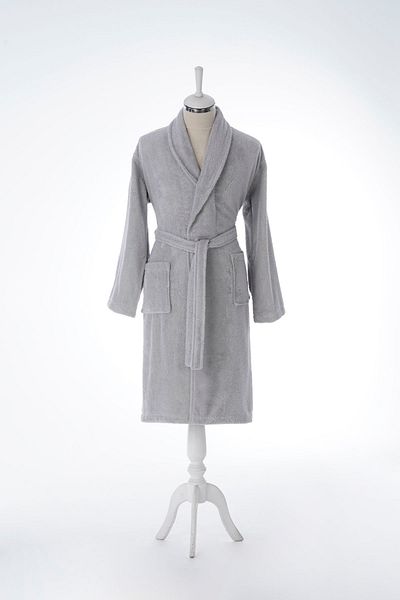 Özdilek Colorist Şalyaka Size L Unisex Bathrobe - Dark Gray