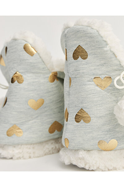 Chirpy Henr - Puantiyeli Ve Ponponlu Kadın Panduf