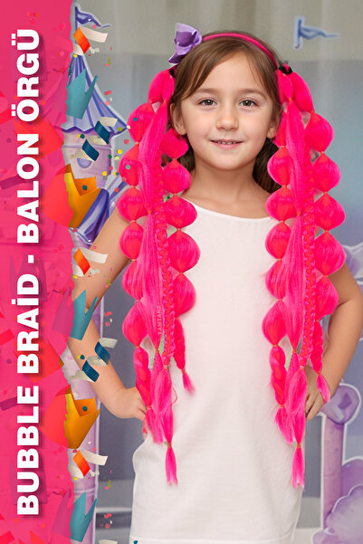 KONAK PERUK Bubble Hair Braid - Πλεξούδα με μπαλόνια - Πλεξούδα με φούσκα / Σ...