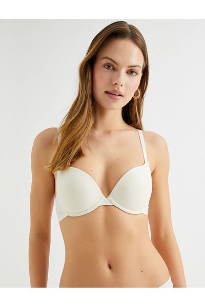 Koton Push-up-BH mit Bügel und gepolstertem, abnehmbarem Träger