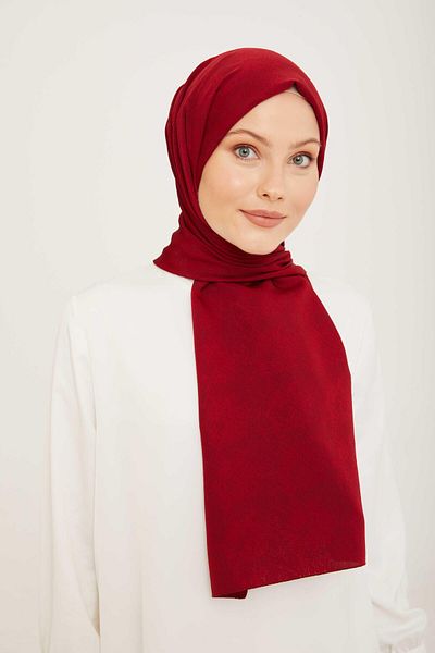 Armine Trend J.capri Şal de culoare uni Cherry Rotten 8-116