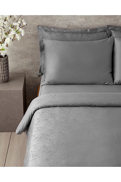 English Home Set cuvertură de pilota King Size din satin Taylor Lyocell Gri închis - 240x260 cm
