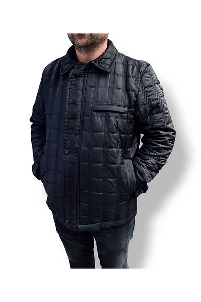 OKER Normal and Large Size Collar Quilted Men's Coat & Coat Inside with Fur