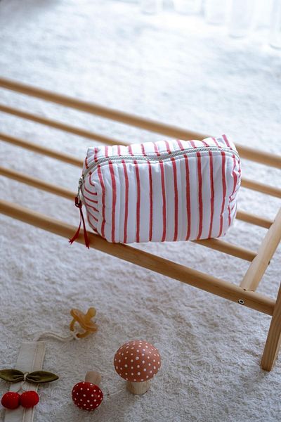 C&City Baby and Mother Large Care Bag Striped Red