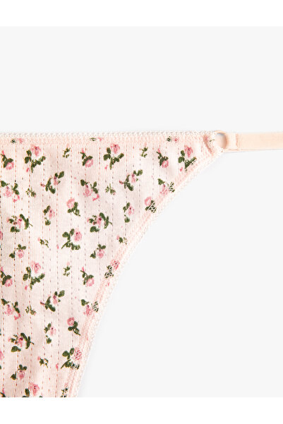 Koton Chiloți Thong Bumbac Imprimat Floral