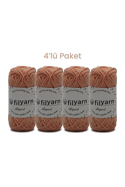 Filyarn Oeko-Tex Certified 25 γραμμάρια βαμβακερό νήμα μωρού - Γιλέκο και σετ 4 τεμαχίων