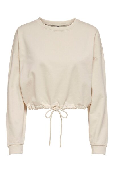 ONLY Γυναικείο sweatshirt Onldreamer Life Unb Ls Oneck String Noos