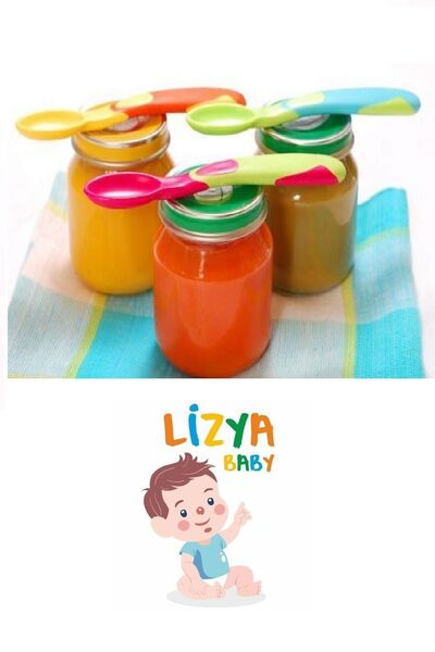 LİZYA BABY Cam Kavanoz Altın Kapaklı 210 Cc Yoğurt Bebek Mama Konserve Reçel Ek Gıda Kavanozu