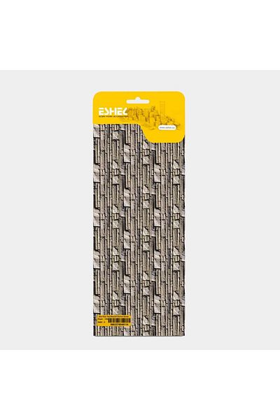 Jordania Eshel Model Plain Cube Stone Patterned Cardboard Wall--1/50--3 Pieces