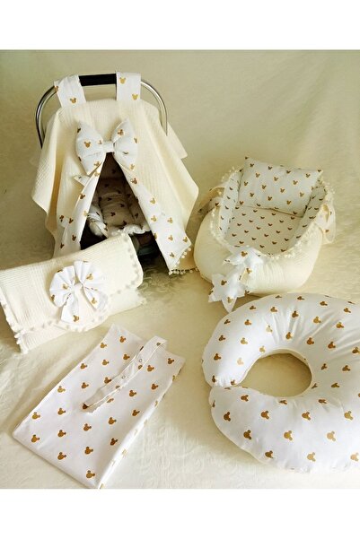 Wenaris Puset örtüsü , puset minderi ,emzirme yastığı, emzirme önlüğü , babyn...