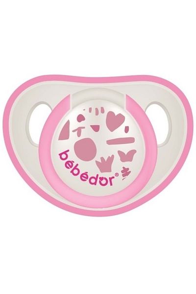 Bebedor 0-6 Months Pacifier Cherry Tip Silicone - Pink (Code: 101)
