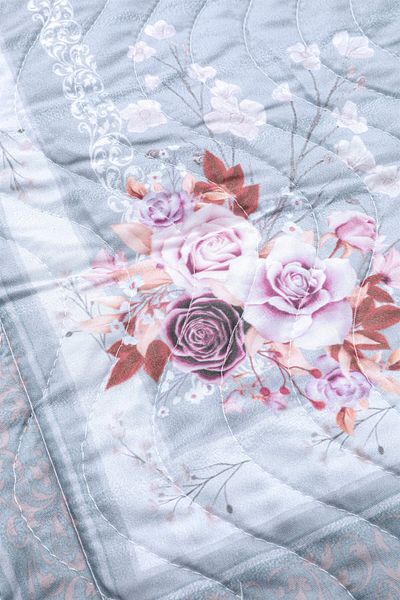 Örtüm Rosabel Single Quilted Bedspread Set - Blue