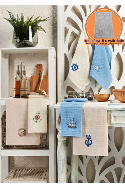 Rebeka 6-Piece Sea Cloth Kitchen Drying Set