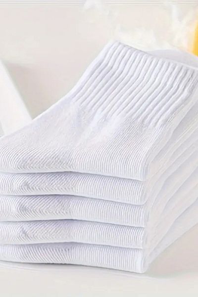 Fakülte Store 6 Pairs White Socket Socks Sport Socks Clean Socks