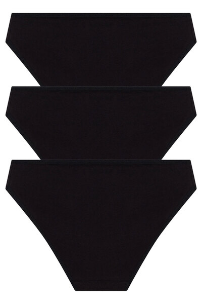 Cottonhill Basic Pamuklu Kadın Bikini Külot 3'lü Paket - 7