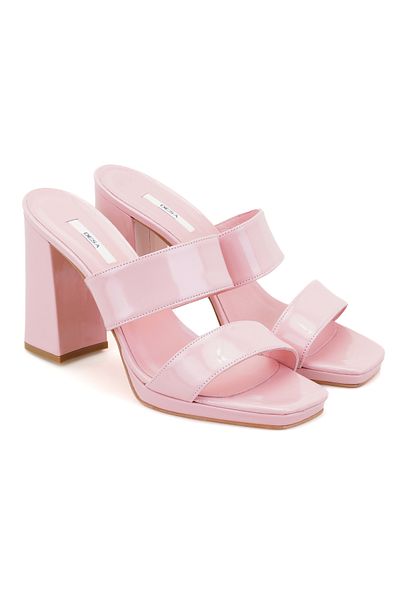 Desa Ozzy Powder Women's Patent Leather Platform Slippers