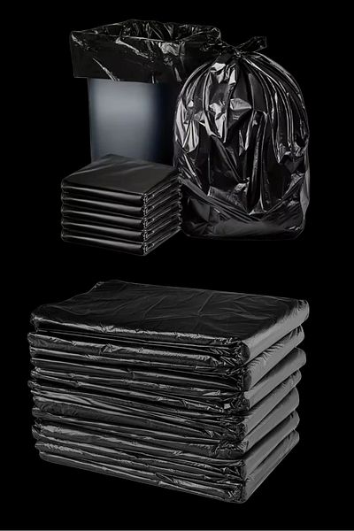Özkan Ambalaj Temizlik 10 Pieces 80x110cm Cast Thick Garbage Bag