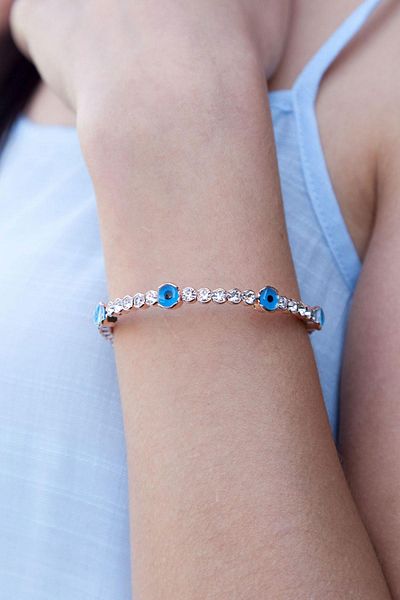 Modex Rose Waterway Bracelet - with Evil Eye and Stones