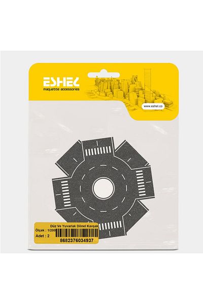 Jordania Flat And Round Rotary Crossroads--1/50--2 Pieces