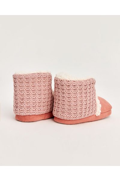 Chirpy Swen - Pink Women's Slippers with Lacing Detail