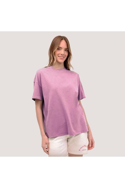 lumberjack WB 11MD1071 Γυναικείο Tshirt - Λιλά - M