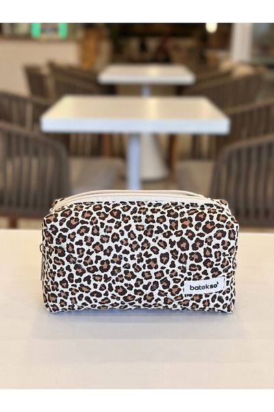 Batekso Leopard Pattern Pencil Bag