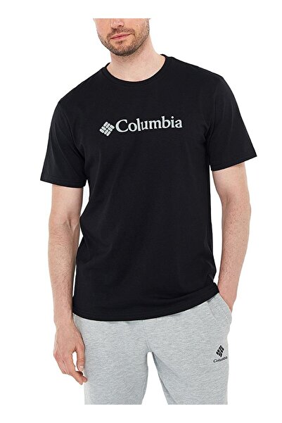Columbia Cs0287 Csc m Basic Big Logo Brushed Ss Tee Men's T-Shirt