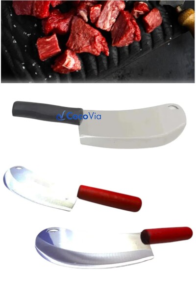 CocoVia Satır Zırh Bıçağı | Et Pide Kurban Kesme Bıçağı