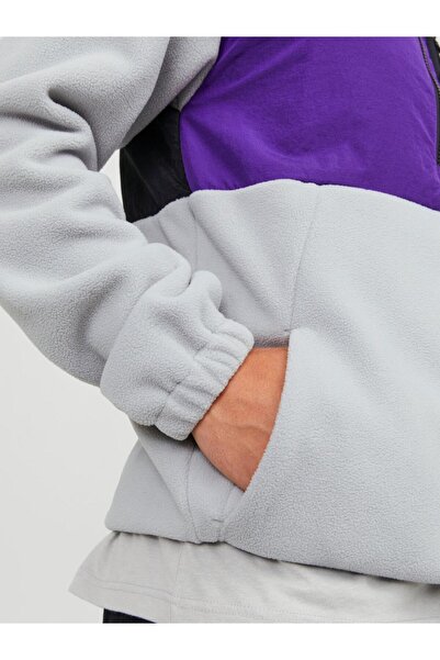 Jack & Jones Jcolandscape Polar Sweat Zip High Neck Erkek Sweatshirt