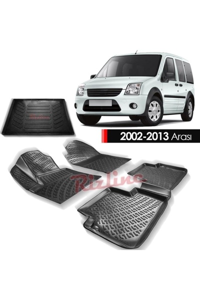 Rizline Ford Connect Paspas Bagaj Havuzu 3d Set 2002-2013 Arası