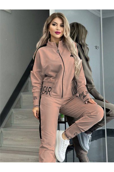 estilowear Women's Tracksuit Set 2 Pieces Embroidery Model: 390