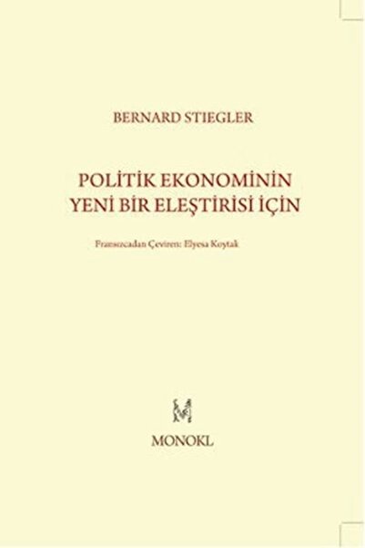 Generic Brand Politik Ekonominin Yeni Bir Eleştirisi Için