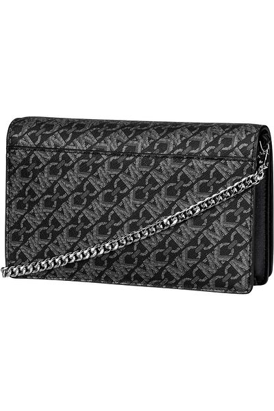 Michael Kors Handtasche Jet Set Medium Flap Chain Mk Sig
