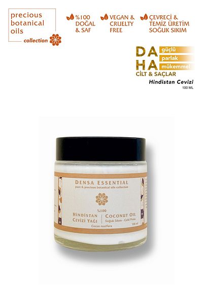 Densa Essential 100% Pure Coconut Oil Cold Pressed 100 ml