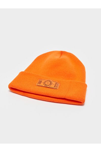 LC Waikiki Men's Beret with Label Detail